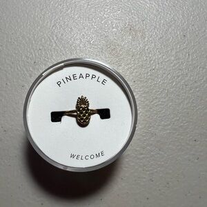 Alex and Ani Gold Pineapple Ring